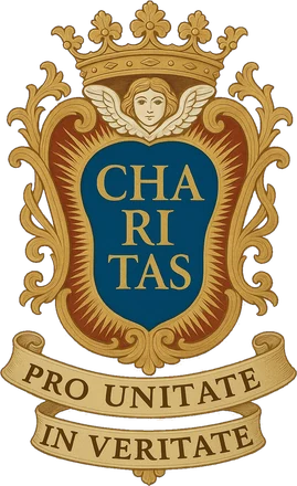 Escudo: Charitas — Pro unitate in veritate