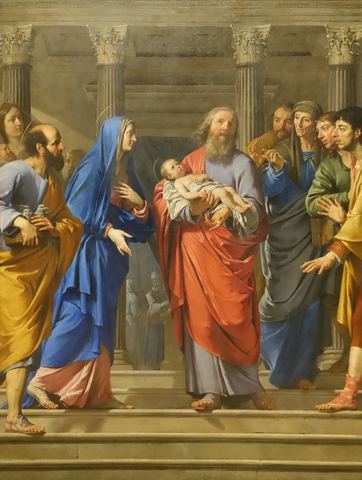 La Presentación del Niño Jesús en el templo